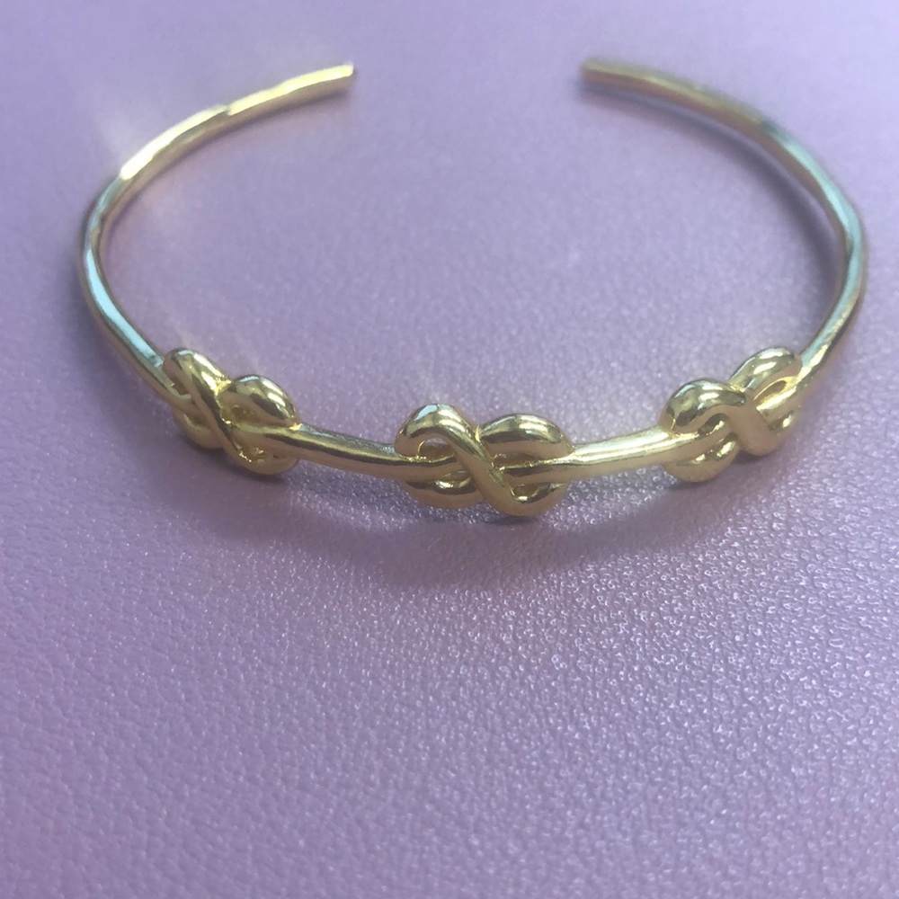 Gorjana gold cuff bangle